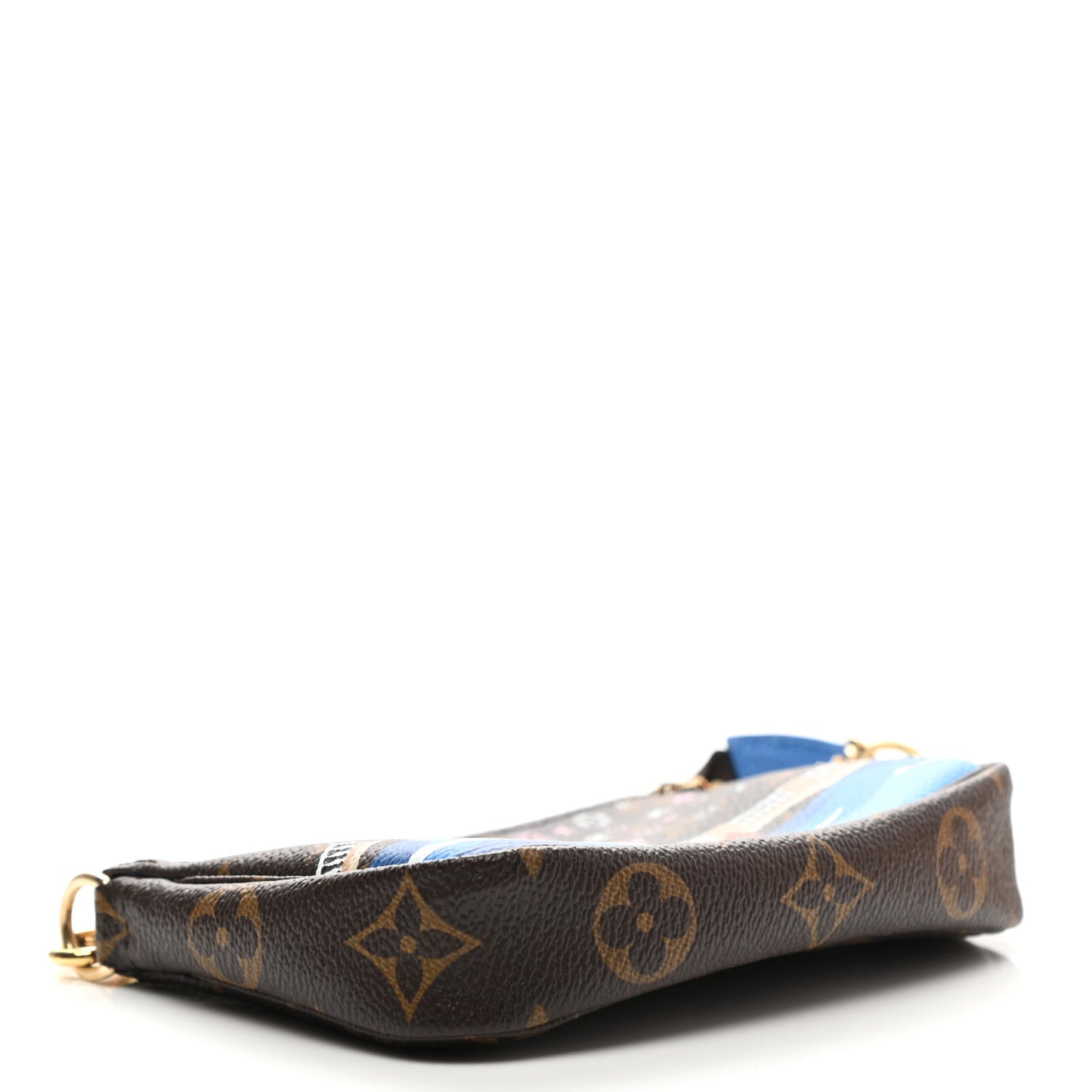 Monogram 2019 Christmas Animation Mini Venice Pochette Accessories Blue