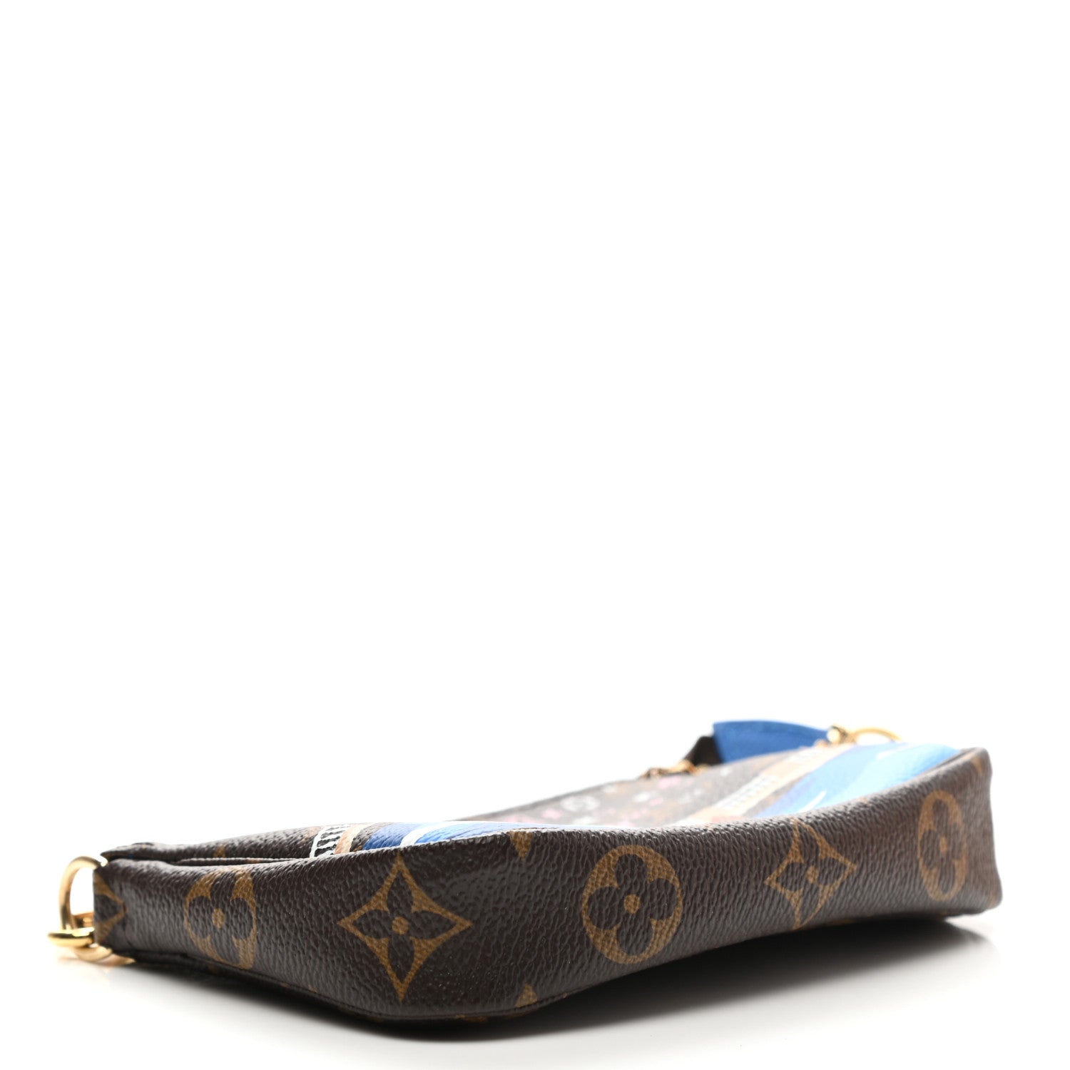 Louis Vuitton Monogram 2019 Christmas Animation Mini Venice Pochette Accessories Blue 4 of 8