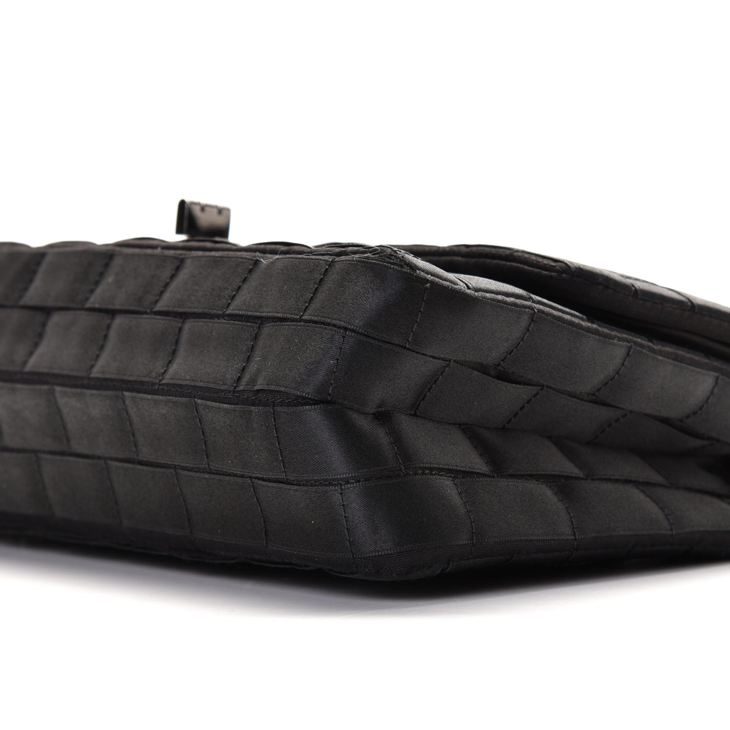 Satin Ribbon Reissue Flap Black