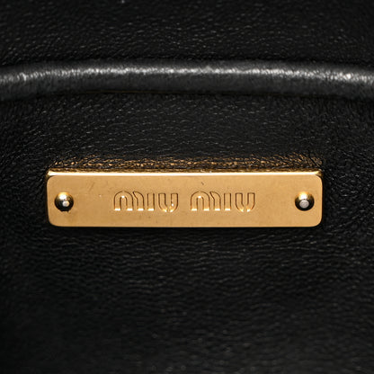 Miu Miu Nappa Matelasse Crossbody Clutch Black 6 of 7