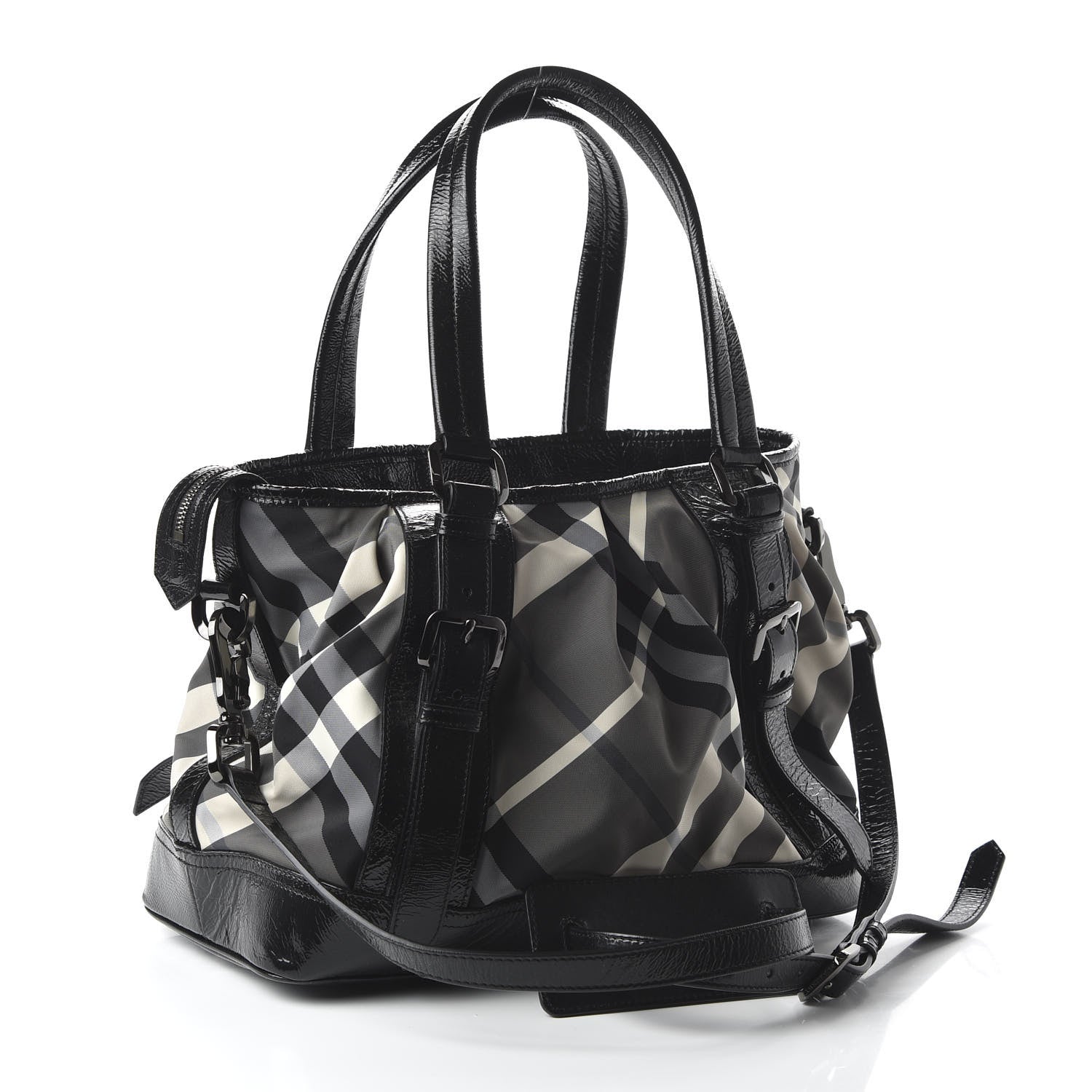 Burberry Nylon Beat Check Lowry Black 3 of 9