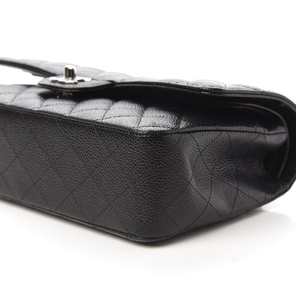 Chanel Caviar Quilted Medium Double Flap Black 7 of 11