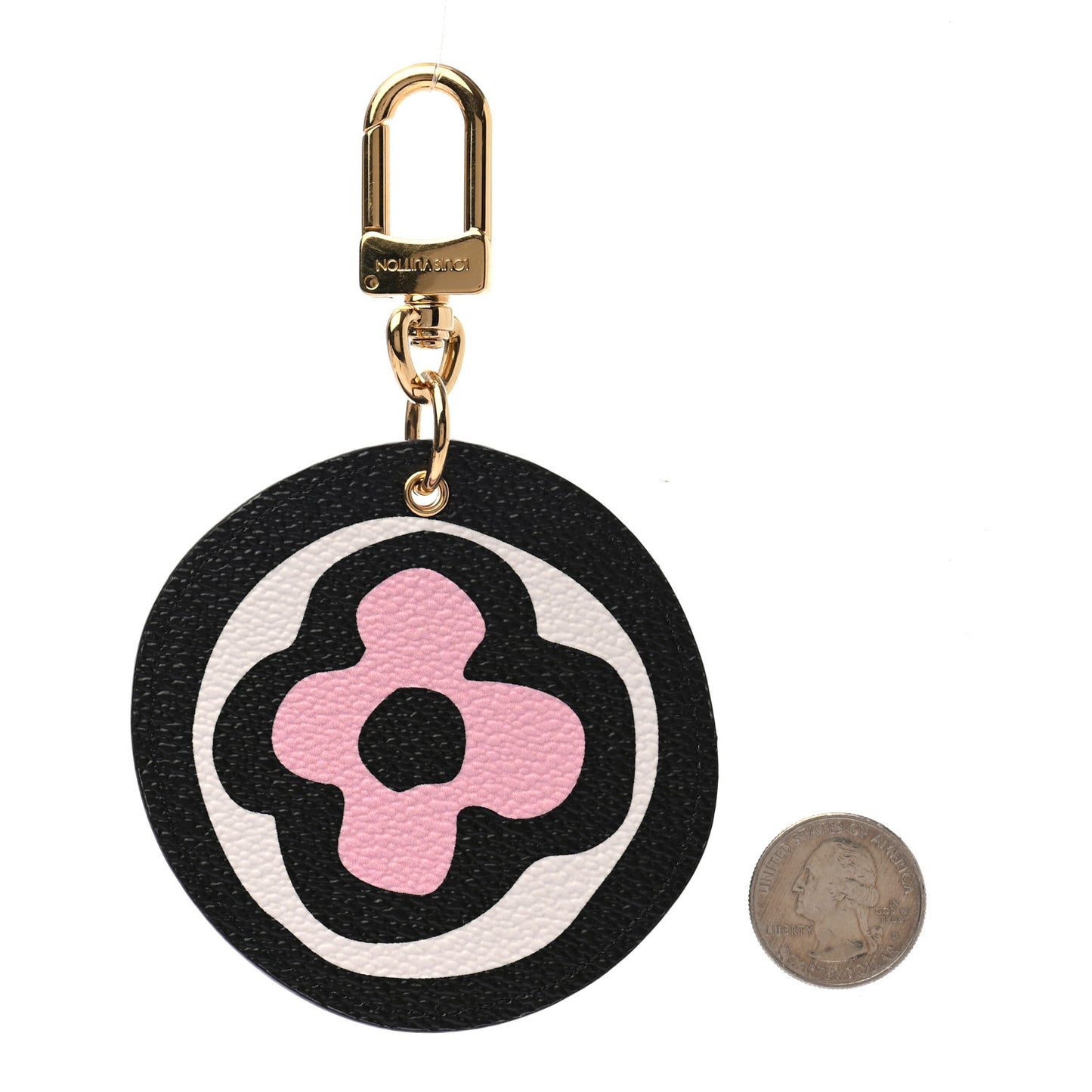 Monogram Wild At Heart Illustre Bag Charm Key Ring Black