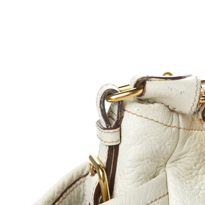 Prada Cervo Lux Chain Shoulder Bag Talco 18 of 20