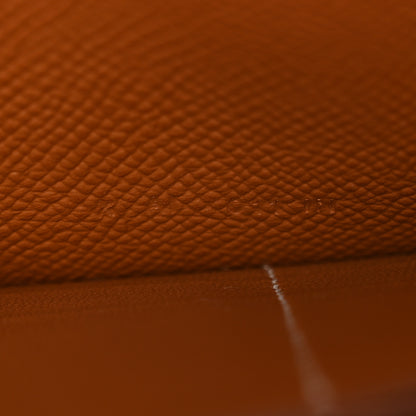 Hermes Epsom Kelly Longue Wallet Gold 7 of 9
