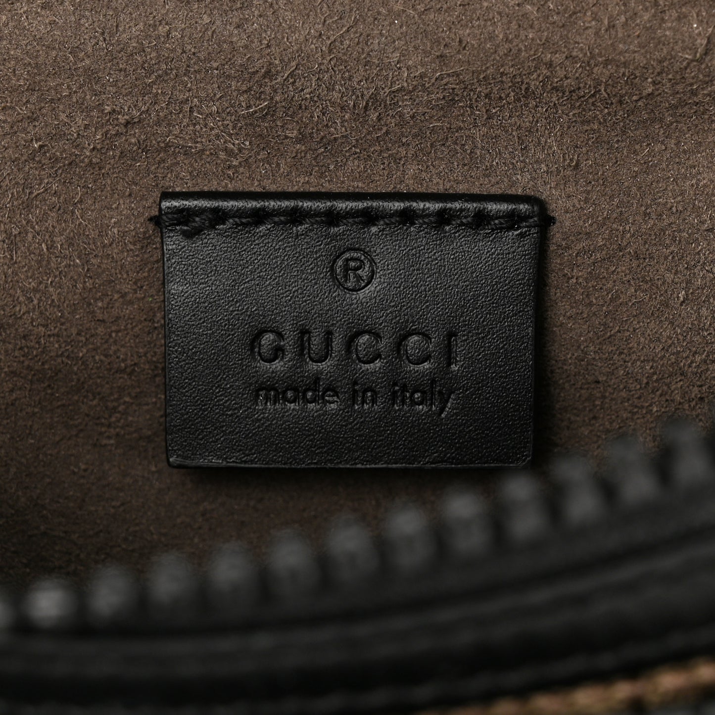 GG Supreme Monogram Belt Bag Black
