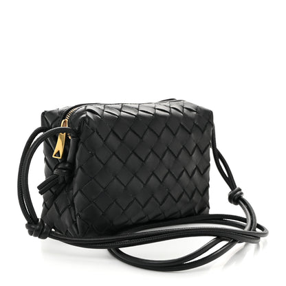 Bottega Veneta Nappa Intrecciato Mini Loop Camera Bag Black 3 of 9
