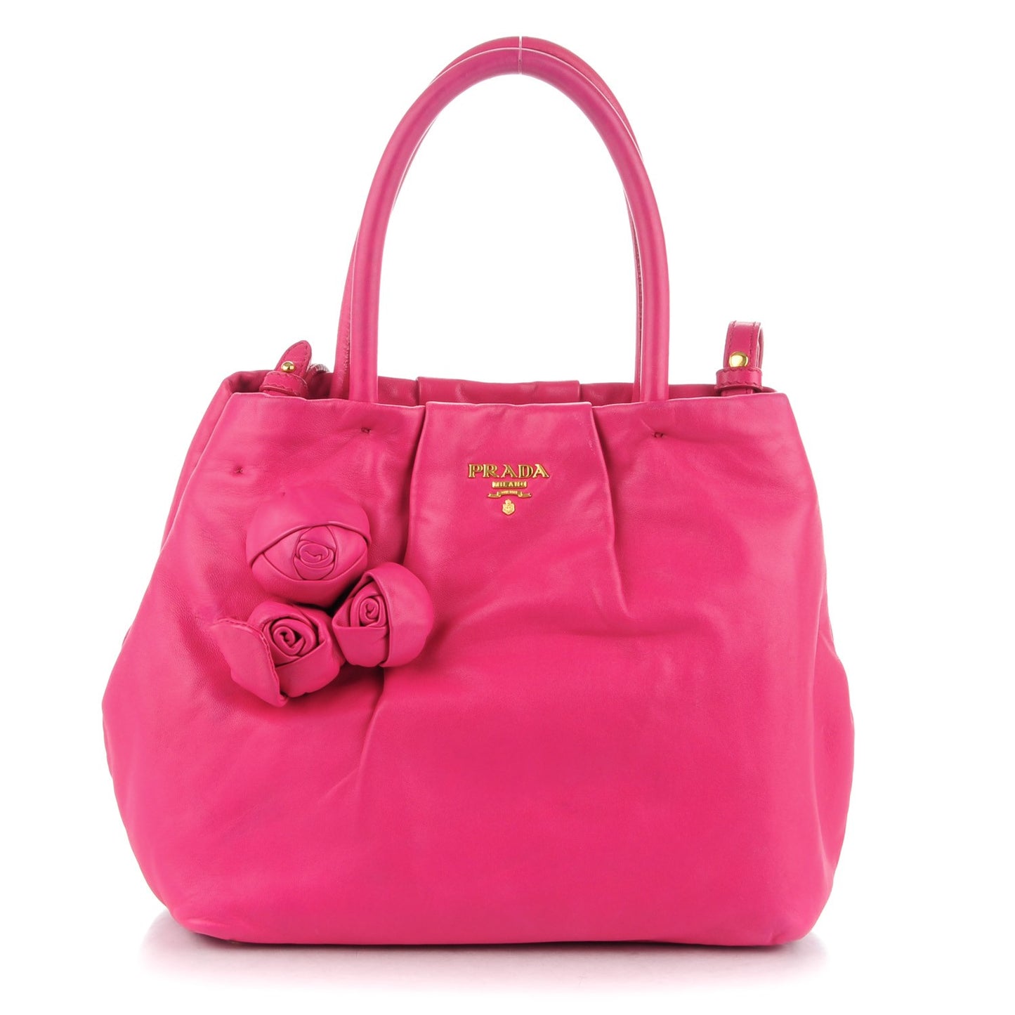Nappa Rose Satchel Peonia