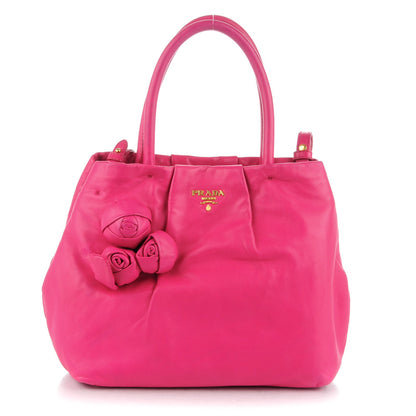 Prada Nappa Rose Satchel Peonia 1 of 7