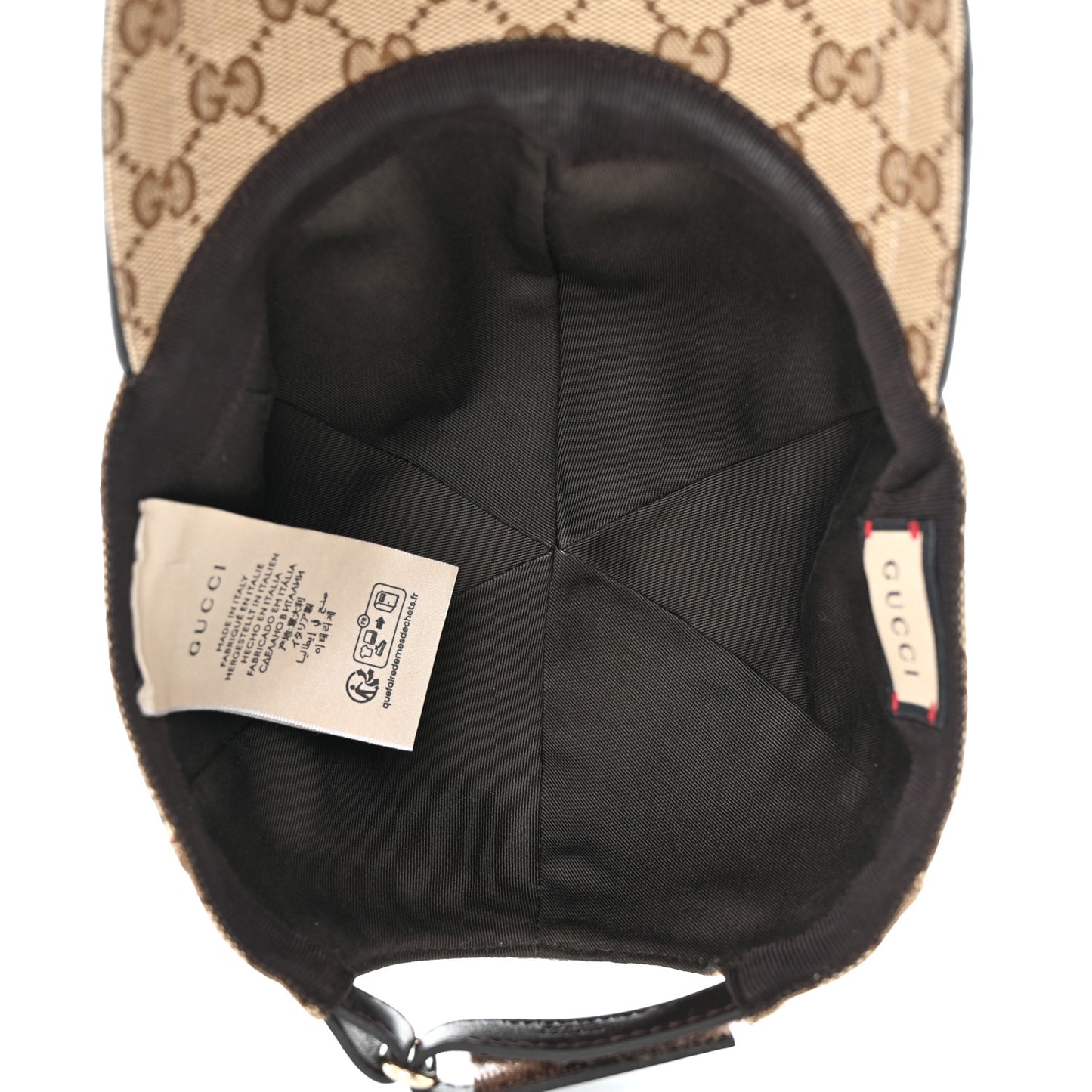 Monogram Web Baseball Hat M Beige Cocoa