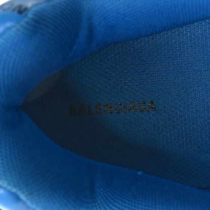 Balenciaga Technical Fabric Allover Logo Mens Triple S Sneakers 45 Blue Black 45 Blue Black 7 of 10