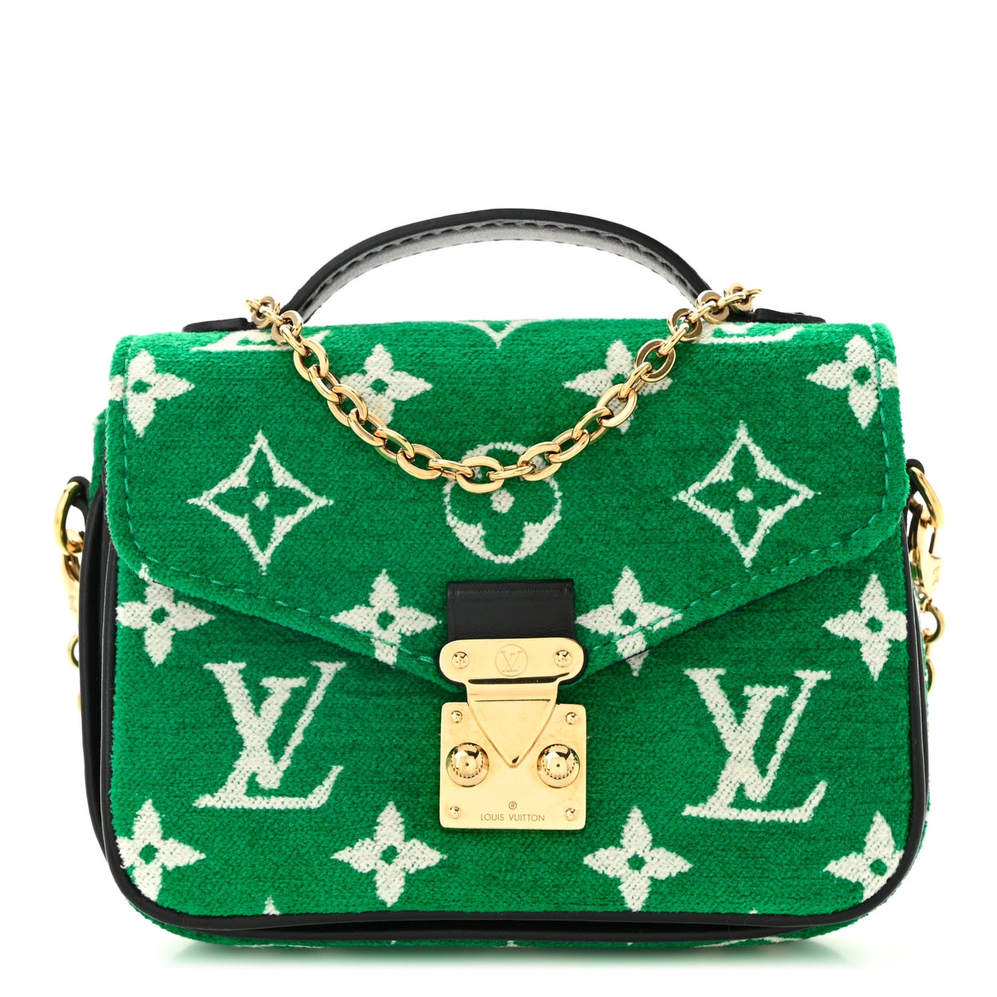 Monogram Jacquard Velvet Micro Metis Green