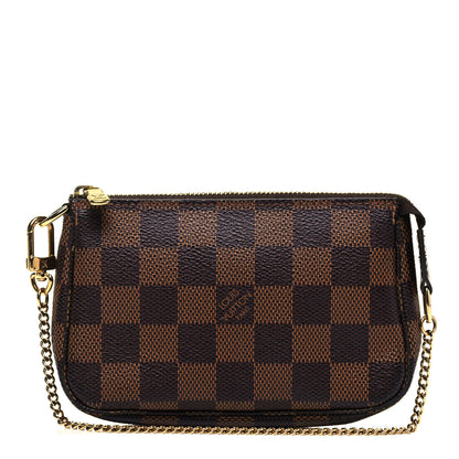 Louis Vuitton Damier Ebene Mini Pochette Accessories 1 of 7