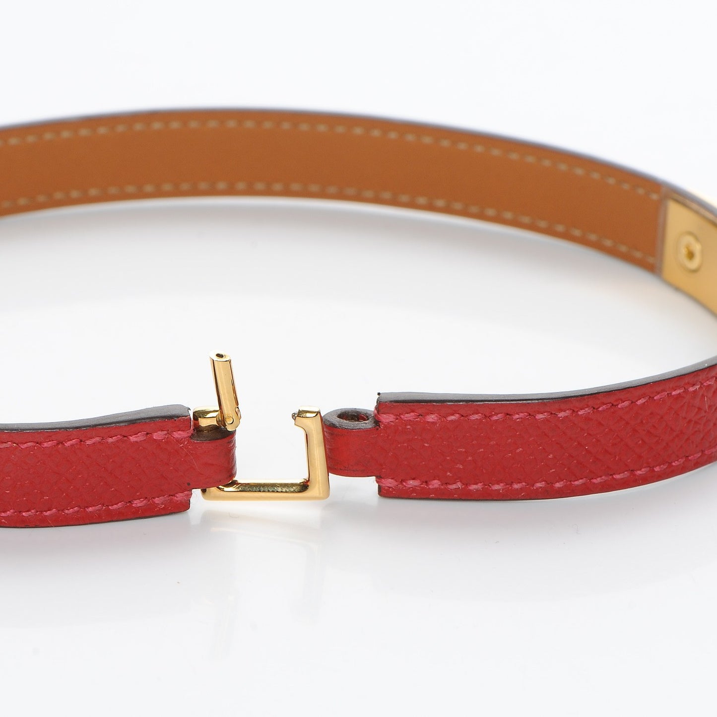 Epsom Rivale Double Tour Bracelet S Rouge Casaque