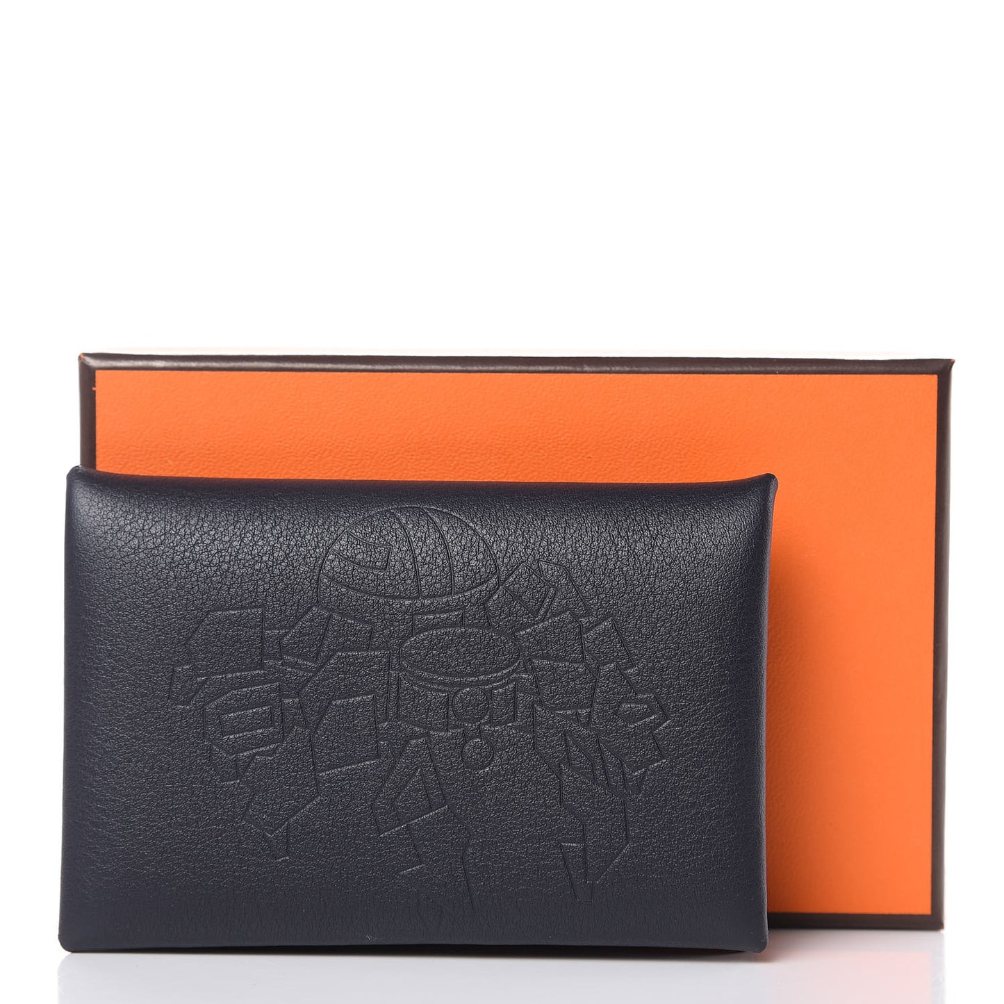 Evercolor Calvi Robot Card Case Bleu Indigo