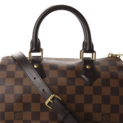 Louis Vuitton Damier Ebene Speedy Bandouliere 25 10 of 10