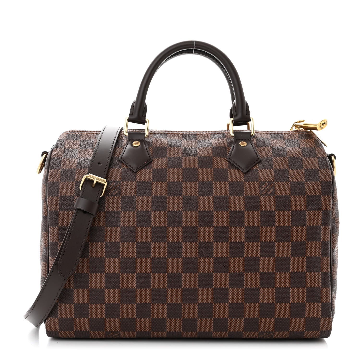 Louis Vuitton Damier Ebene Speedy Bandouliere 30 1 of 10