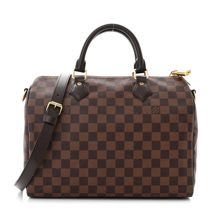 Louis Vuitton Damier Ebene Speedy Bandouliere 30 1 of 10
