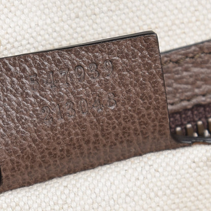 Gucci GG Supreme Monogram Web Ophidia Half Moon Hobo Brown 7 of 7