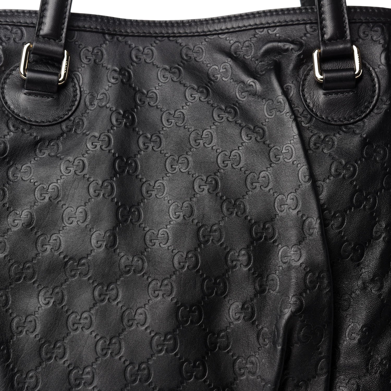 Gucci Guccissima Full Moon Tote Black 10 of 10