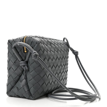 Bottega Veneta Nappa Intrecciato Small Loop Camera Bag Thunder 3 of 9