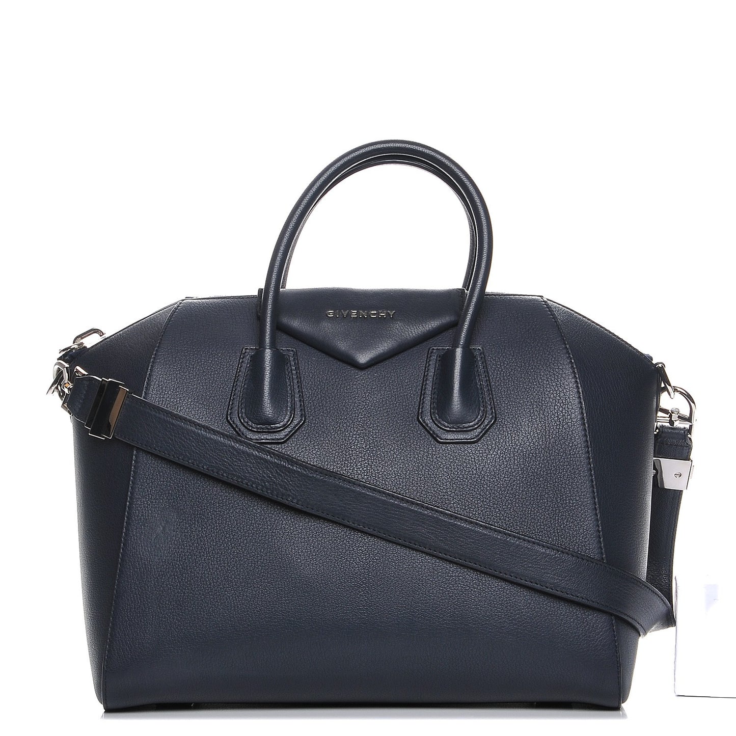 Sugar Goatskin Medium Antigona Navy