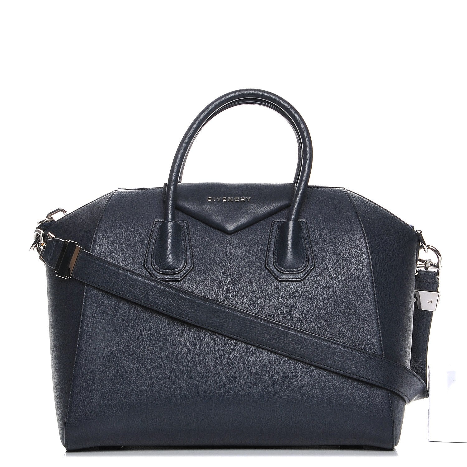 Givenchy Sugar Goatskin Medium Antigona Navy 1 of 8
