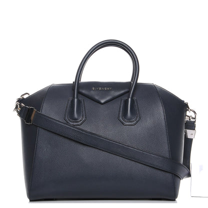 Givenchy Sugar Goatskin Medium Antigona Navy 1 of 8