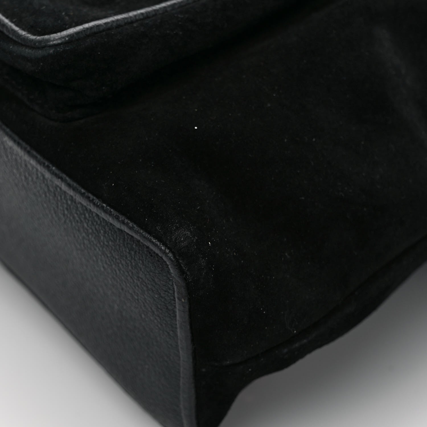 Gucci Calfskin Suede Bamboo Backpack Black 11 of 11