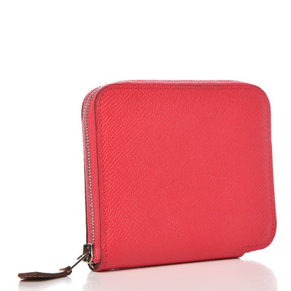 Hermes Epsom Silk'in Compact Wallet Rose Extreme Fauve 3 of 8