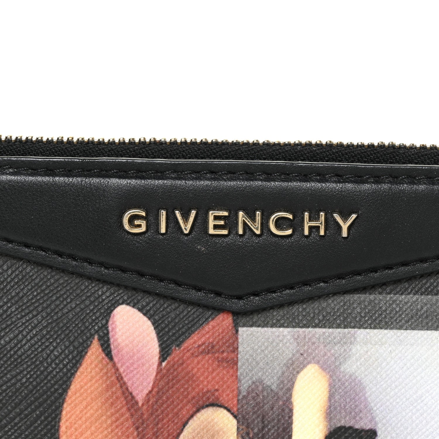 Givenchy Textured Coated Canvas Bambi Print Medium Cosmetic Pouch Black 13 of 13