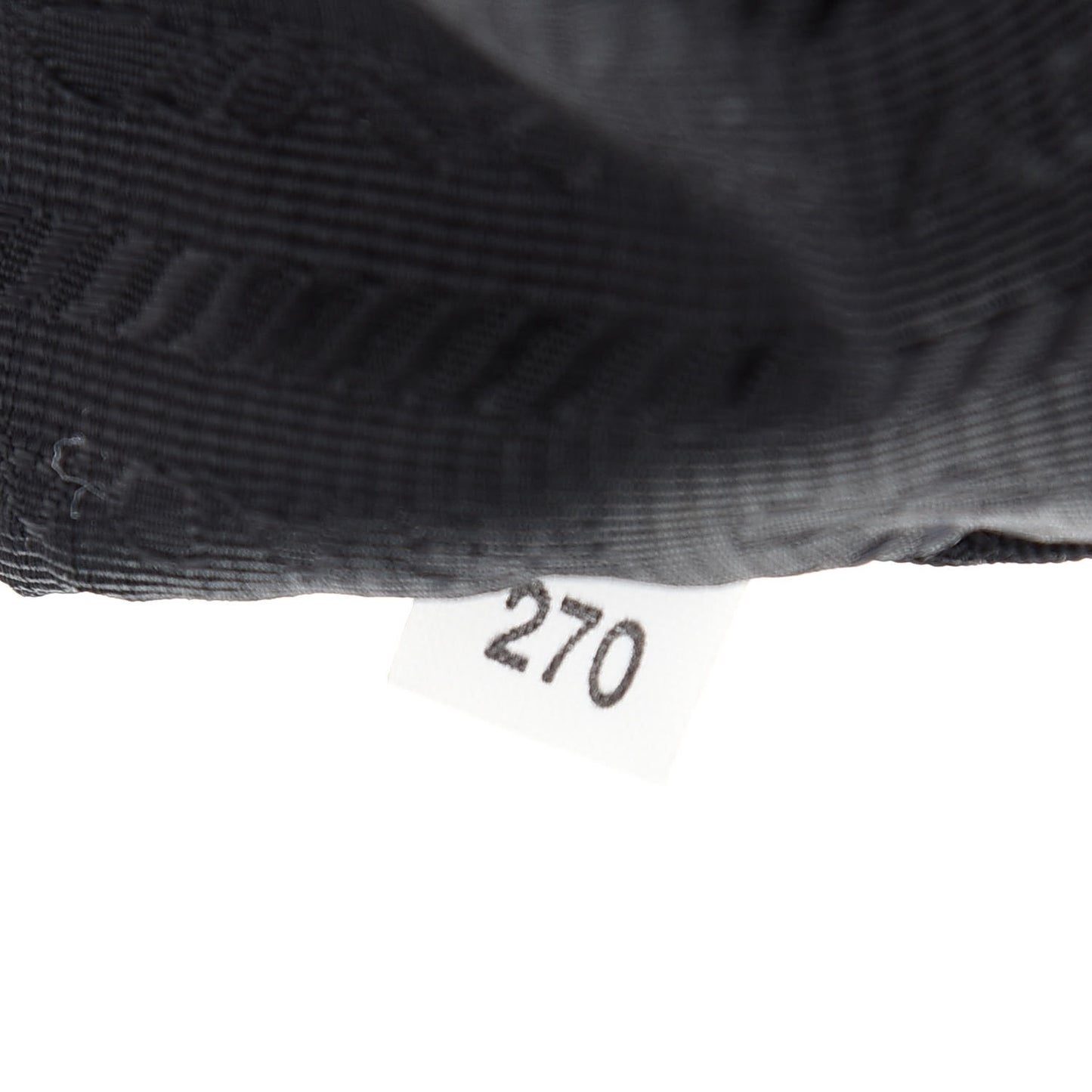Terry Cloth Mini Re-Edition 2000 Bag Petalo Black