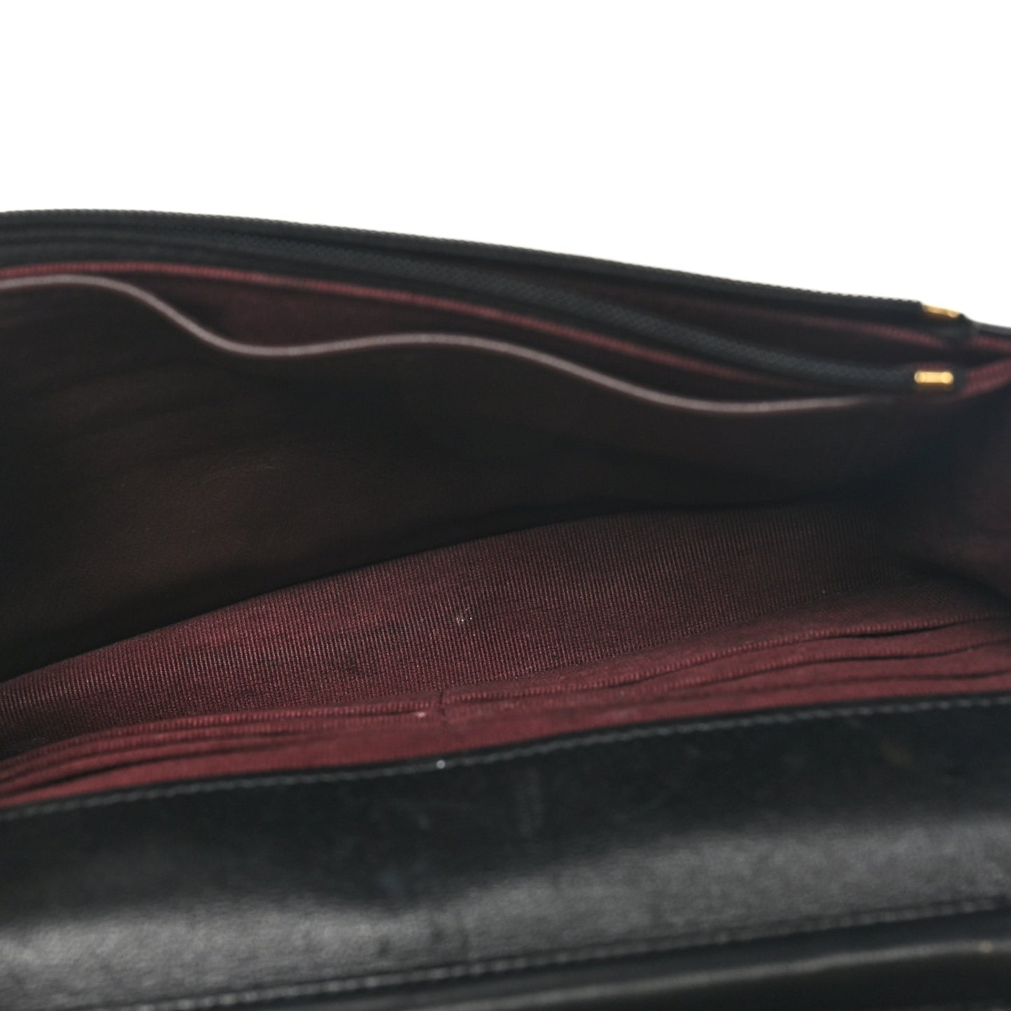 Lambskin Quilted Wallet On Chain WOC Black