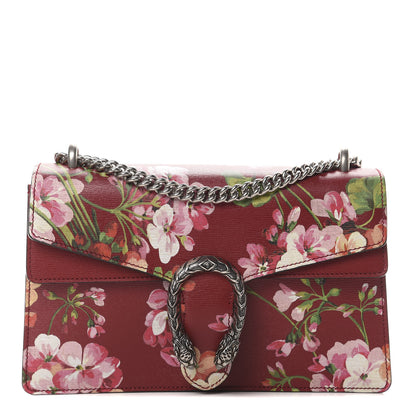 Gucci Calfskin Blooms Print Small Dionysus Shoulder Bag Romantic Cherry Multicolor 1 of 12