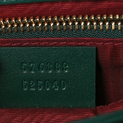 Gucci Grainy Calfskin Small Zumi Shoulder Bag Vintage Green 7 of 12
