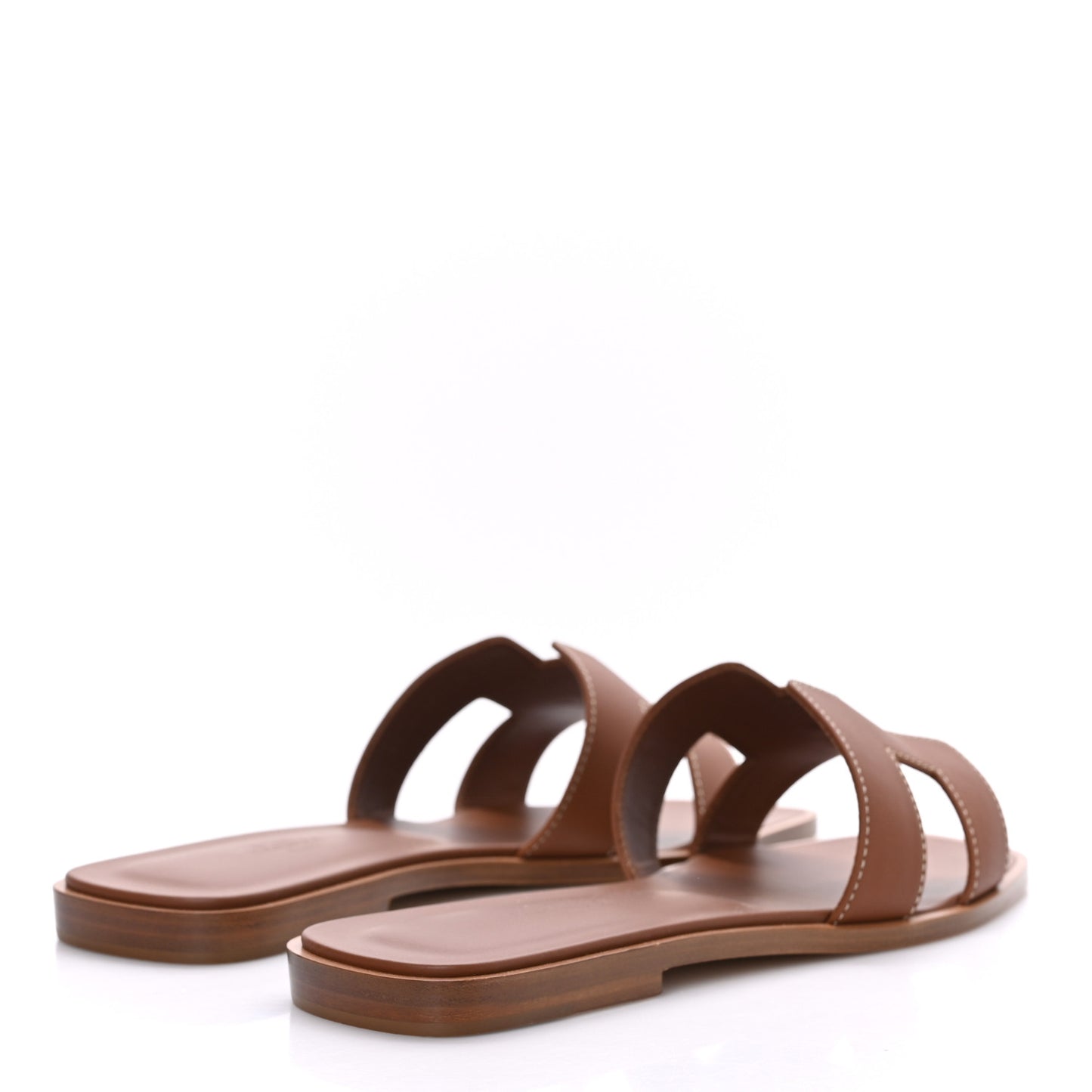 Box Calfskin Oran Sandals 37 Gold