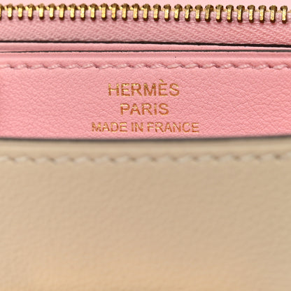 Hermes Swift Mini Convoyeur Craie Rose Sakura 7 of 10