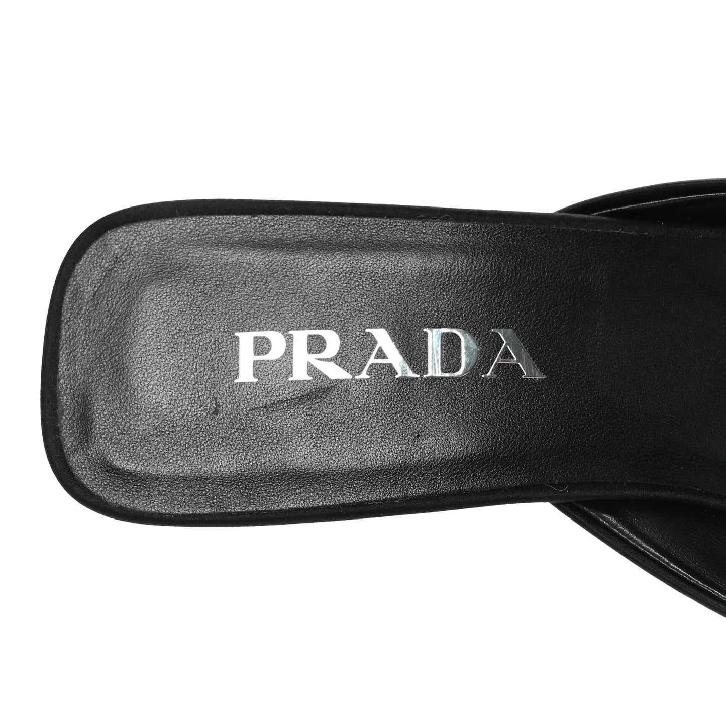 Satin Modellerie Mules 38.5 Black