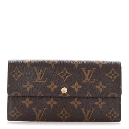 Louis Vuitton Monogram Fleuri Sarah Wallet Rose 1 of 15