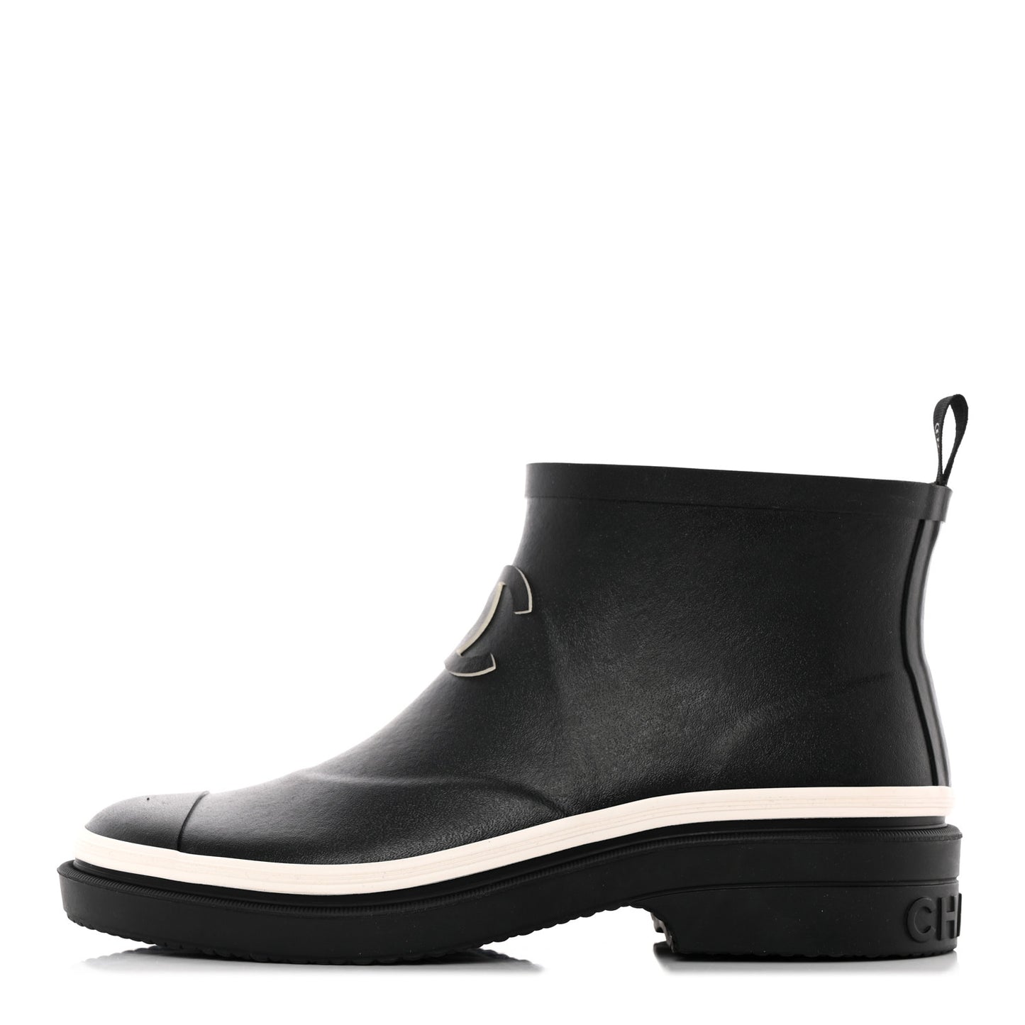 Rubber CC Short Rain Boots 39 Black