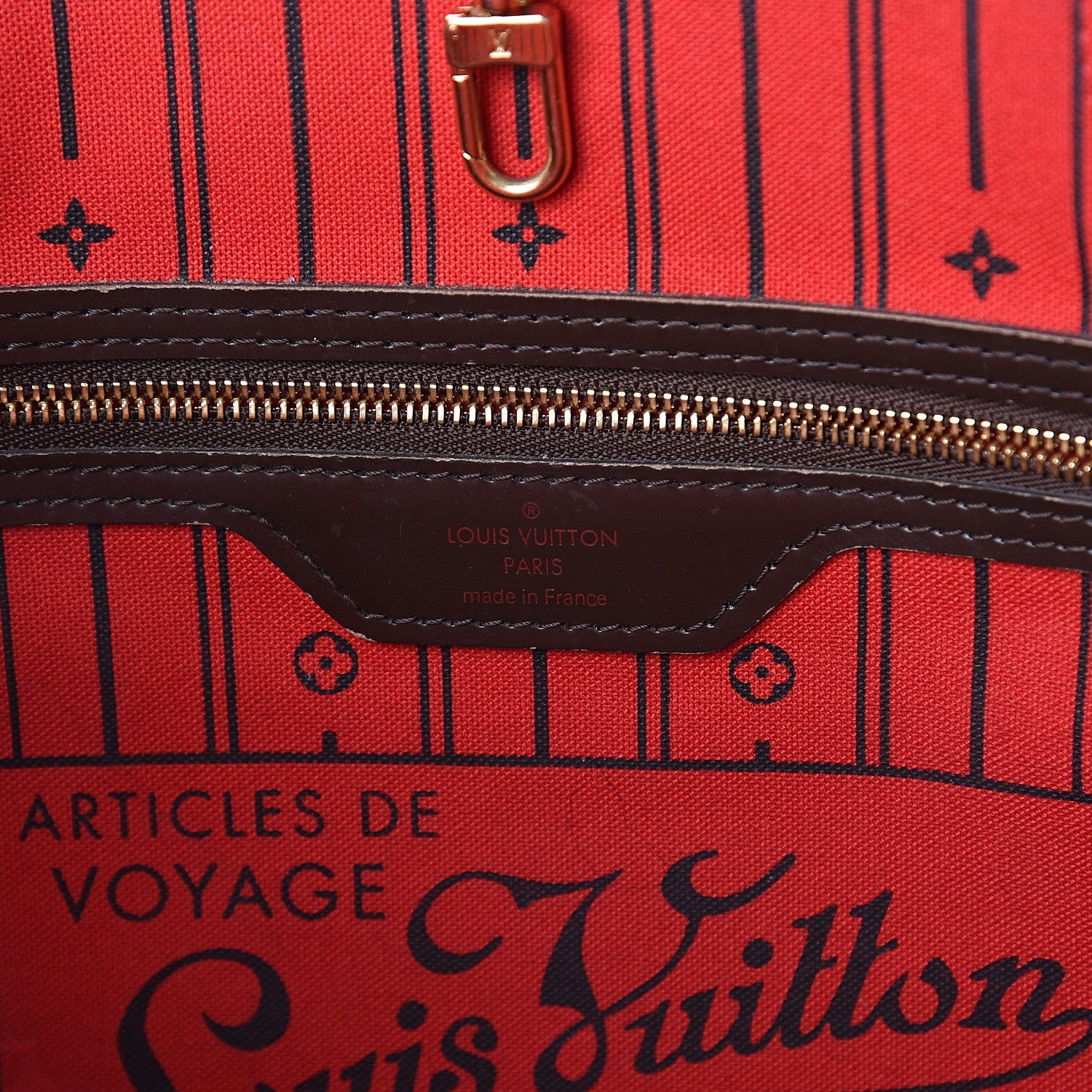Louis Vuitton Damier Ebene Neverfull MM 5 of 8