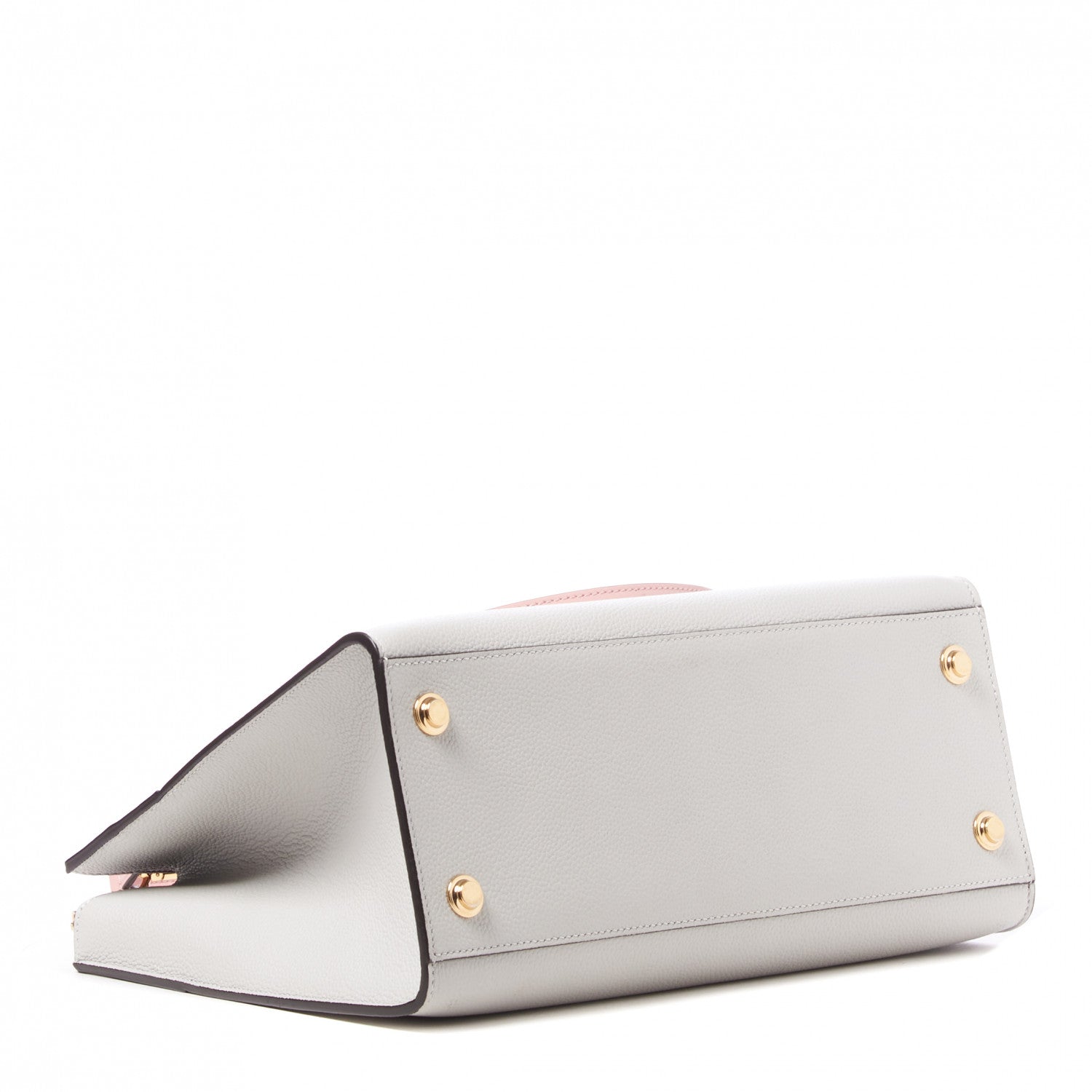 Louis Vuitton Calfskin City Steamer MM Gris Antartica Navy Rose Doux 3 of 9