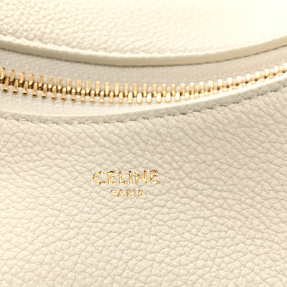 Celine Supple Grained Calfskin Teen Lulu Shoulder Bag Rice 6 of 10