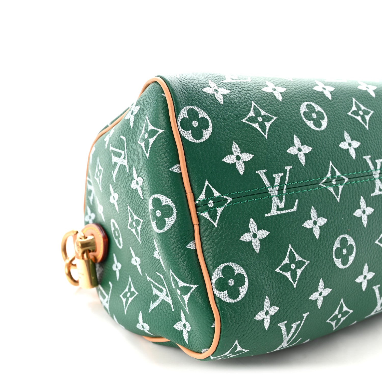 Louis Vuitton Calfskin Monogram Speedy P9 Bandouliere 25 Green 8 of 9