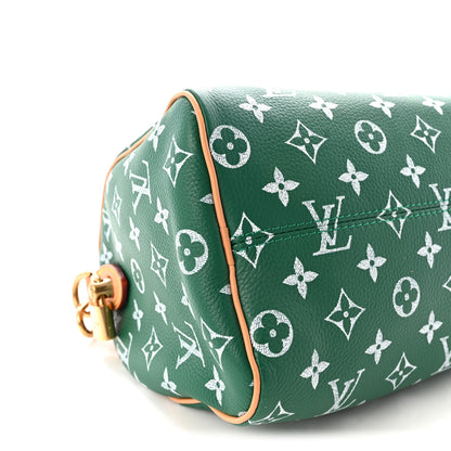 Louis Vuitton Calfskin Monogram Speedy P9 Bandouliere 25 Green 8 of 9