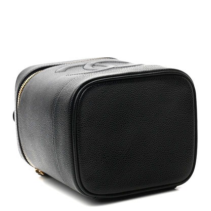 Chanel Caviar Vanity Cosmetic Case Black 4 of 7