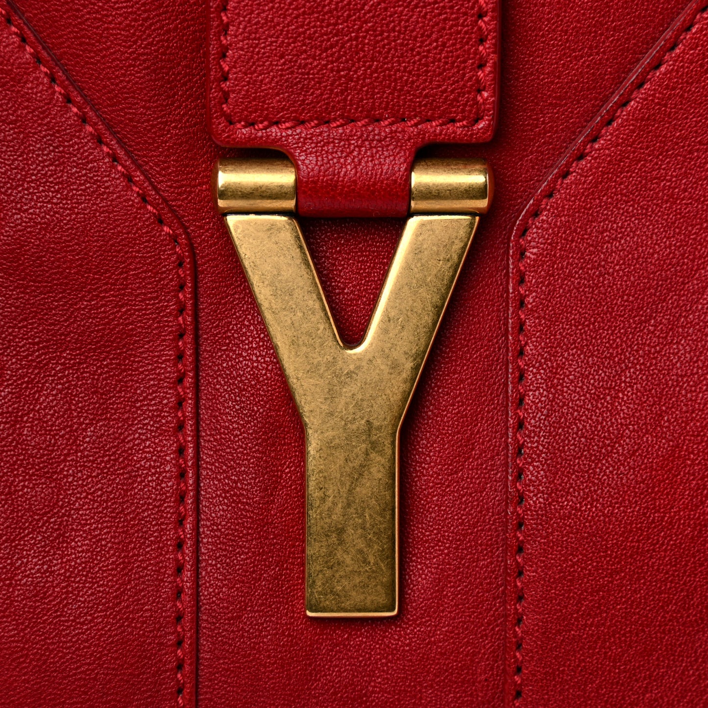 Sheepskin Medium Cabas ChYc Red