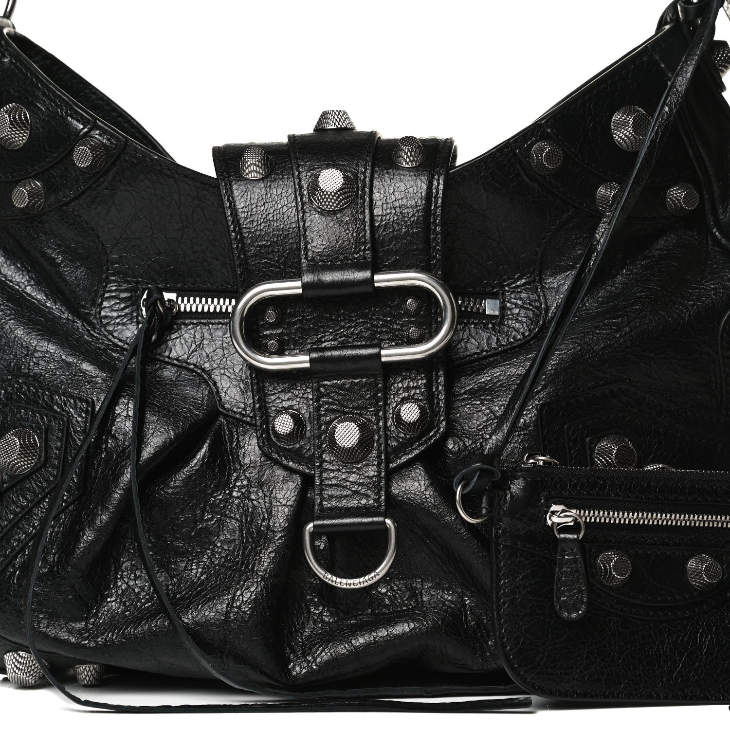Balenciaga Agneau Arena Medium Le Cagole Shoulder Bag Black 8 of 14