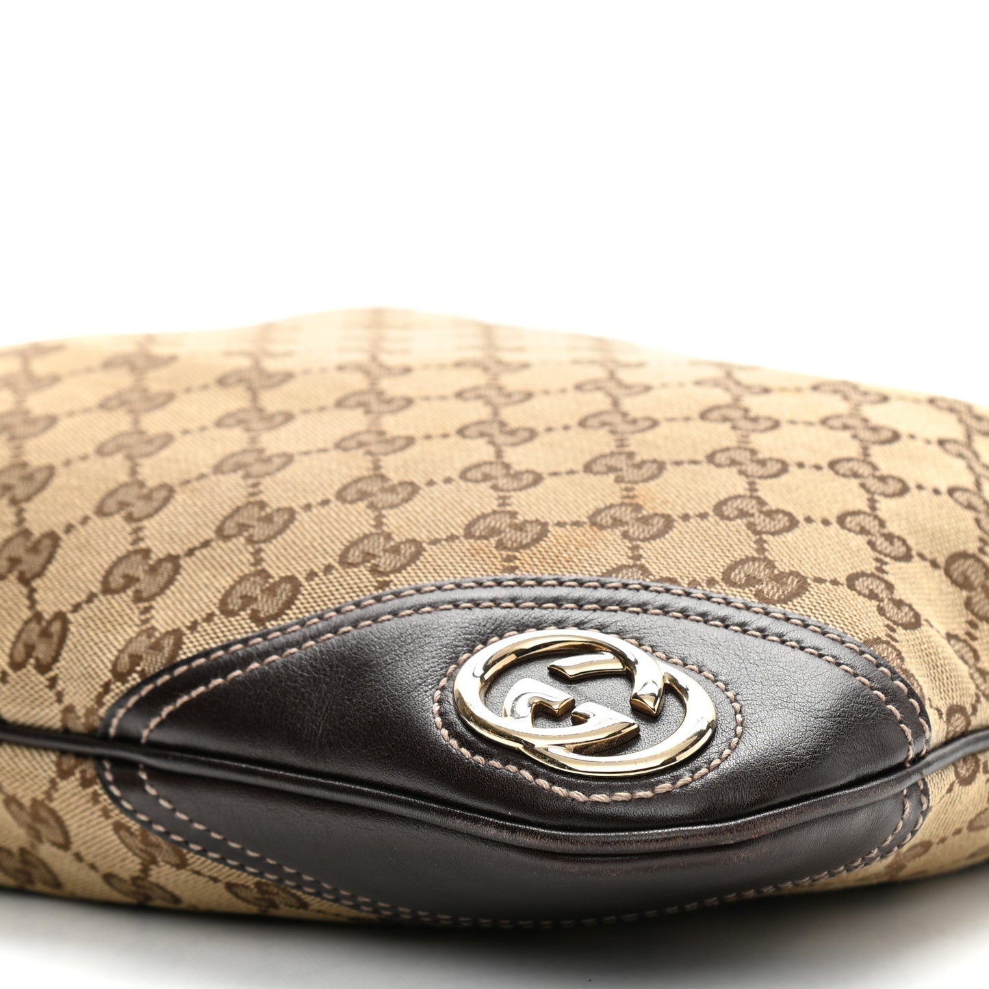 Monogram Medium New Britt Hobo Dark Brown