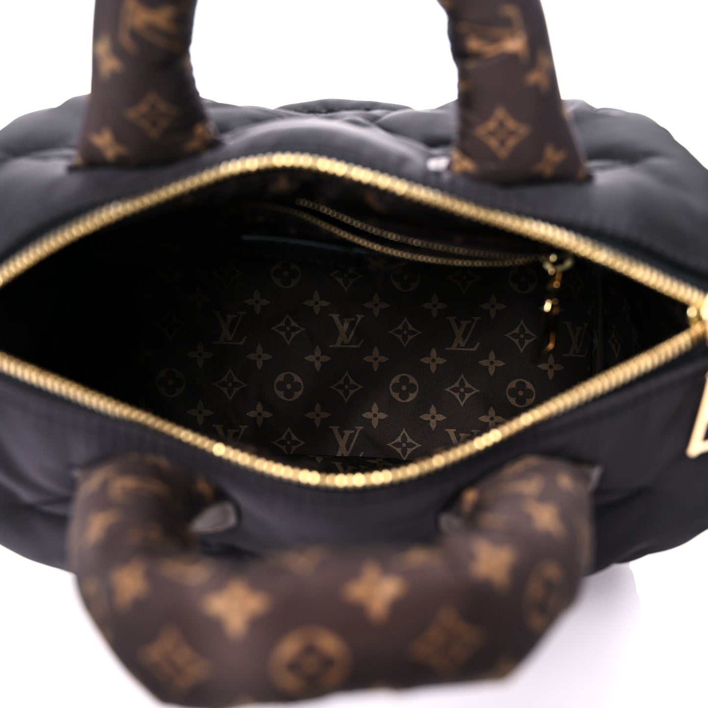 Econyl Mini Monogram Pillow Speedy Bandouliere 25 Black